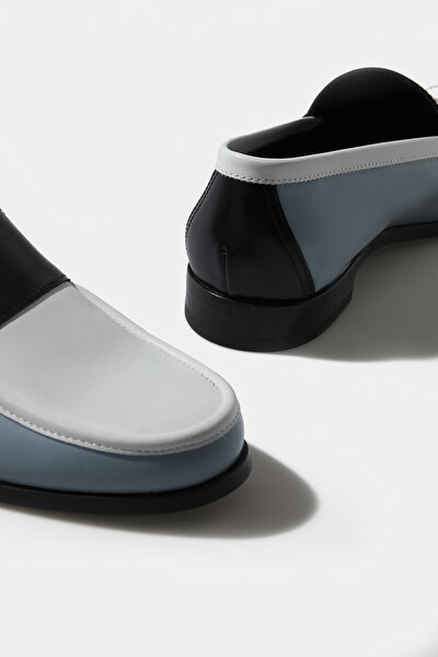 BLACK LEATHER SHOE 5