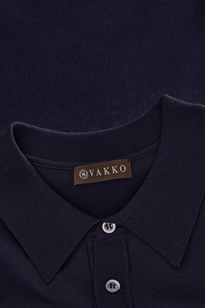 NAVY BLUE TRICOT JERSEY 3