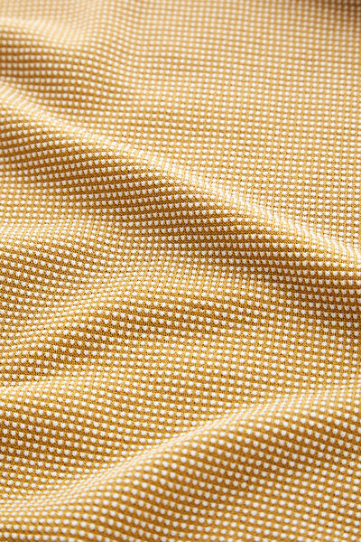 DARK YELLOW BASIC / ROUND NECKLINE TRICOT JERSEY 4