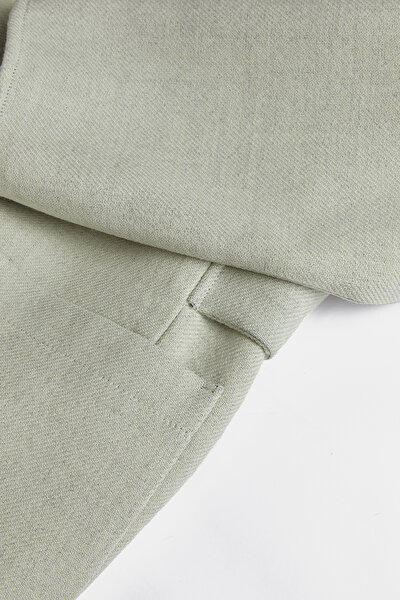 BLACK WOOL SHORT REEFER JACKET 4