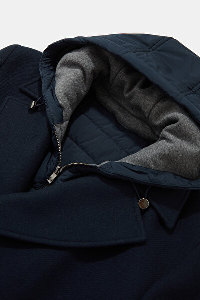 NAVY BLUE REEFER JACKET 4