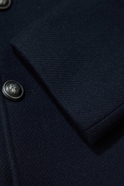 NAVY BLUE REEFER JACKET 5
