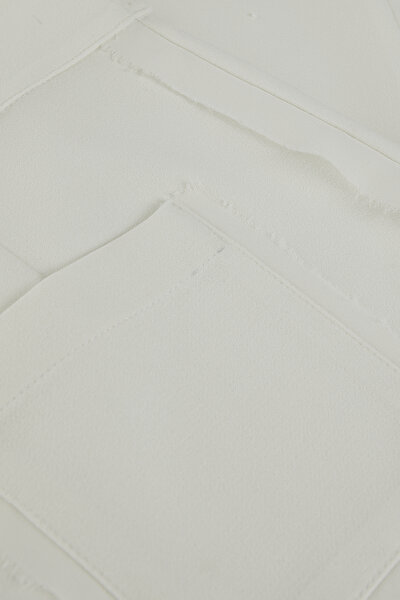 ECRU WIDE LEG TROUSERS 8