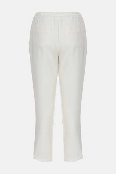 ECRU WIDE LEG TROUSERS 5