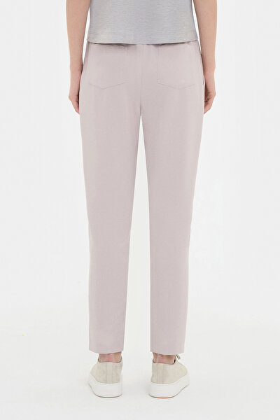 BEIGE WIDE LEG TROUSERS 3
