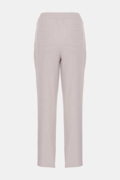 BEIGE WIDE LEG TROUSERS 5