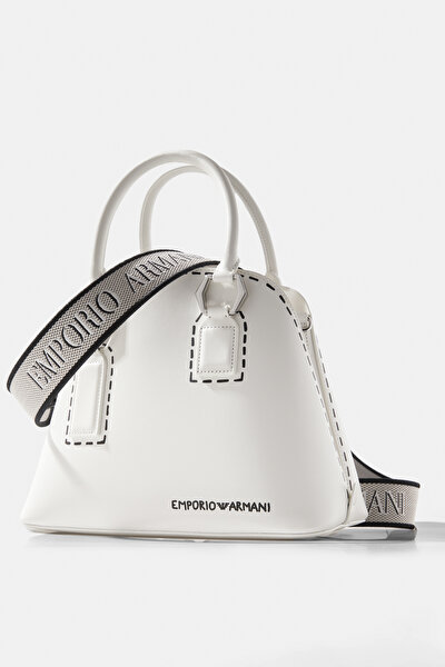WHITE ECO LEATHER BAG 8