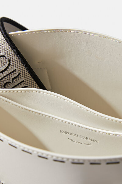 WHITE ECO LEATHER BAG 10