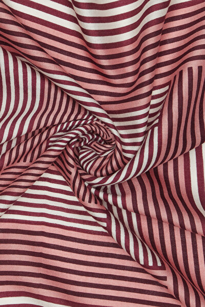 DAMSON GEOMETRIC DESIGN VOILE SILK GAVROŞ 3