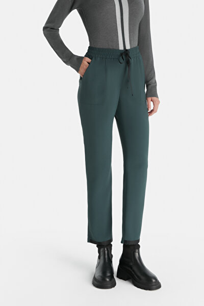 OIL GREEN STRAIGHT CUT TROUSERS 3