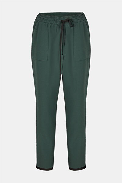 OIL GREEN STRAIGHT CUT TROUSERS 5