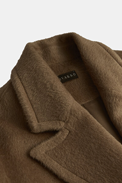 CAMEL ALPACA WOOL OVERCOAT 4