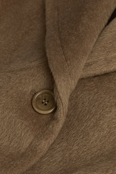 CAMEL ALPACA WOOL OVERCOAT 5