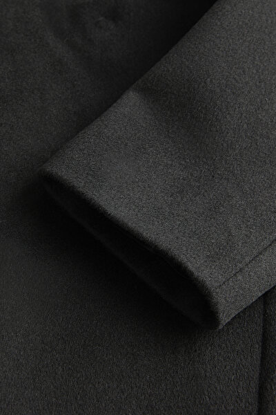 BLACK WOOL/CASHMERE OVERCOAT 4