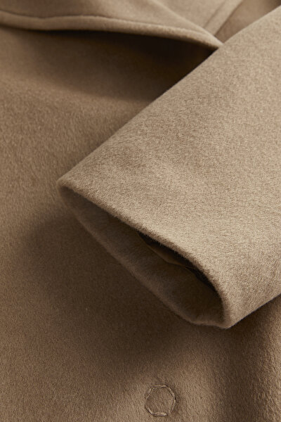 CAMEL WOOL/CASHMERE OVERCOAT 4