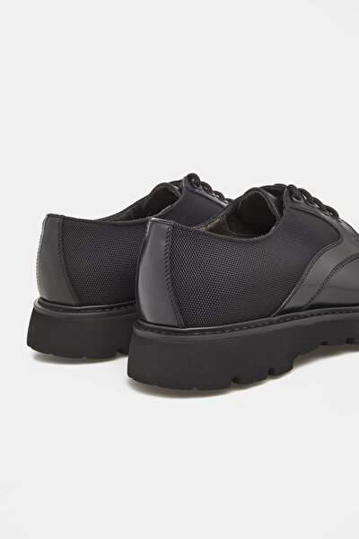 BLACK LEATHER SHOE 5