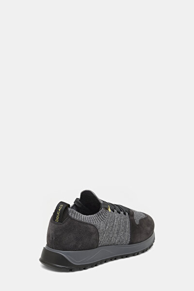 ANTHRACITE LEATHER/WOOL SHOE 3