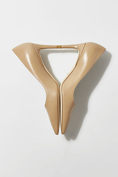 BEIGE LEATHER SHOE 5