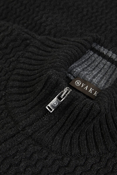 BLACK TRICOT CARDIGAN 3