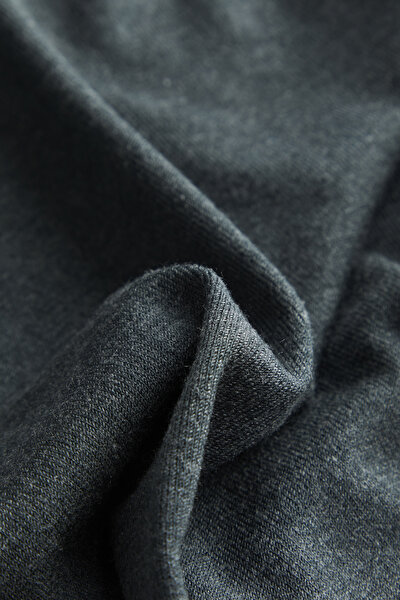 DARK GREY V NECK TRICOT JERSEY 4