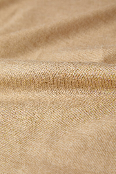 CAMEL BASIC / ROUND NECKLINE TRICOT JERSEY 4