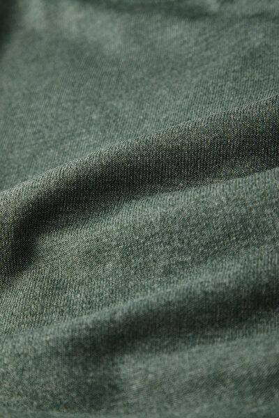 GREEN BASIC / ROUND NECKLINE TRICOT JERSEY 4