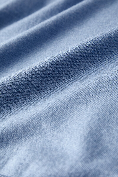 BLUE TURTLENECK TRICOT JERSEY 4