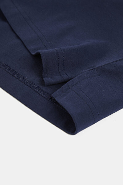 NAVY BLUE SHORT SLEEVE T-SHIRT 4