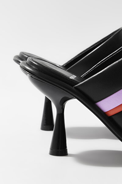 LILAC LEATHER SLIPPER 5