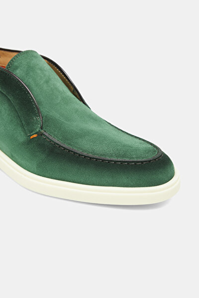 GREEN LEATHER SHOE 4