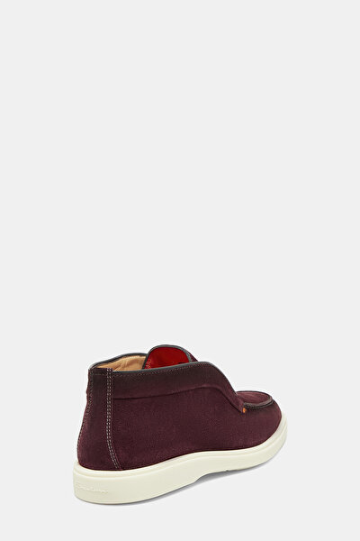 MAROON LEATHER SHOE 3