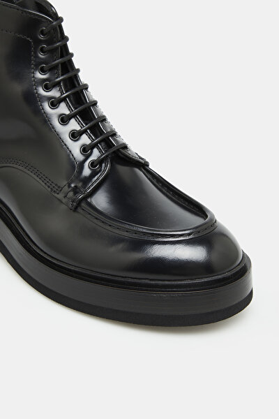 BLACK LEATHER BOOT 4