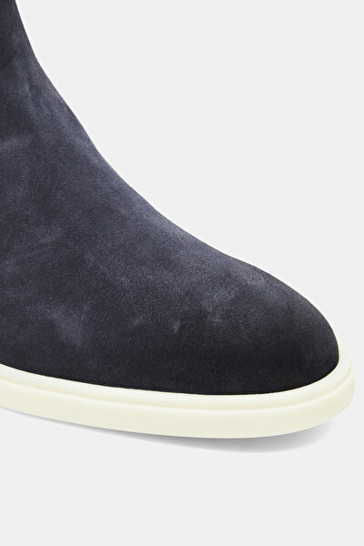 NAVY BLUE SUEDE BOOT 4