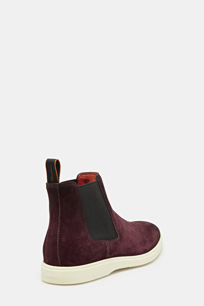 MAROON SUEDE BOOT 3