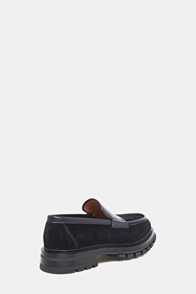 BLACK LEATHER SHOES 3