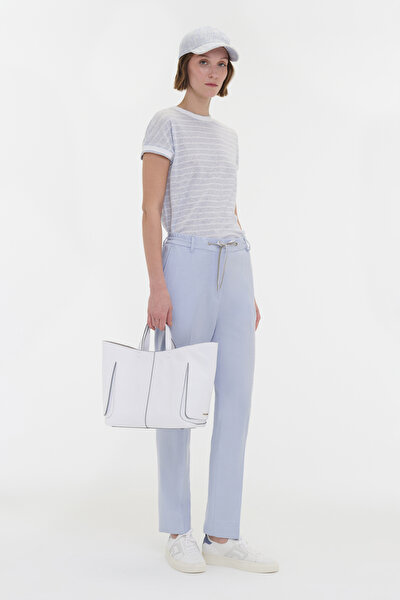BLUE BASIC / ROUND NECKLINE SHORT SLEEVE TSHIRT 3