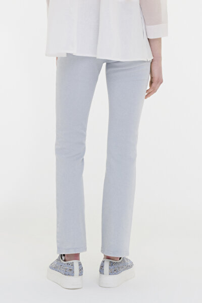 BLUE STRAIGHT CUT TROUSERS 3