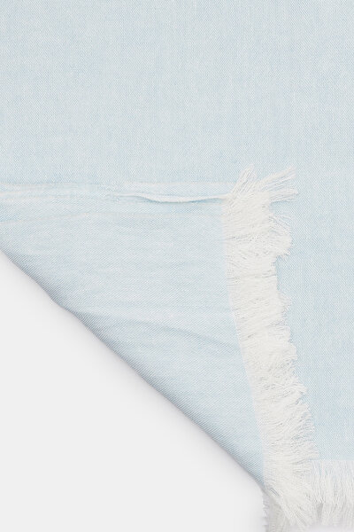 LIGHT BLUE SHAWL 3