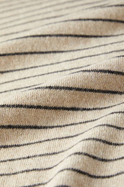 BEIGE BASIC / ROUND NECKLINE TRICOT JERSEY 4