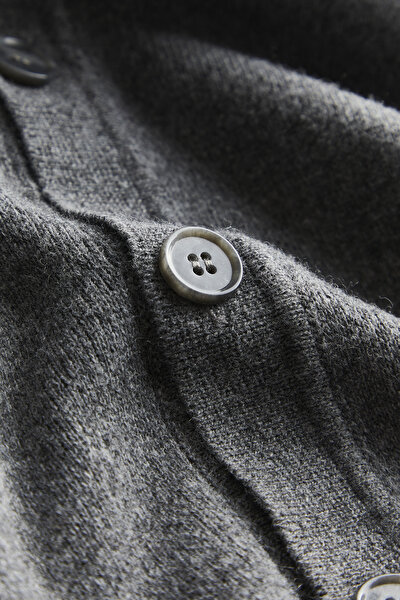 LIGHT GREY TRICOT CARDIGAN 4