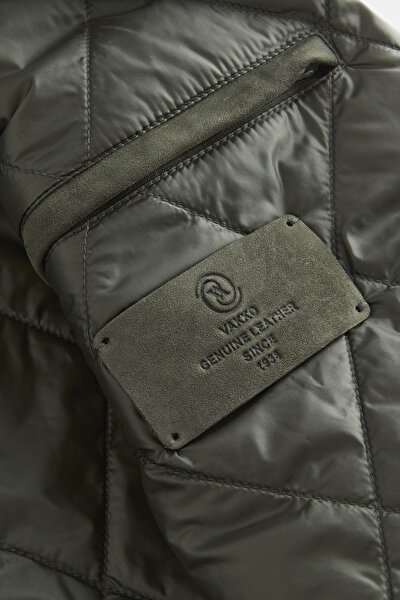 DARK GREEN SUEDE COAT 5