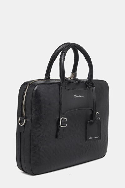 BLACK LEATHER BAG 3