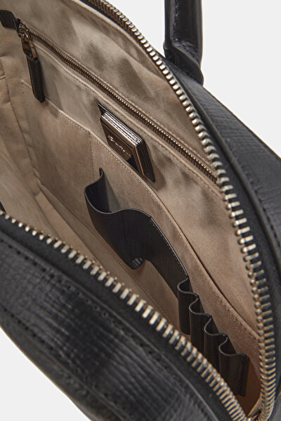 BLACK LEATHER BAG 8