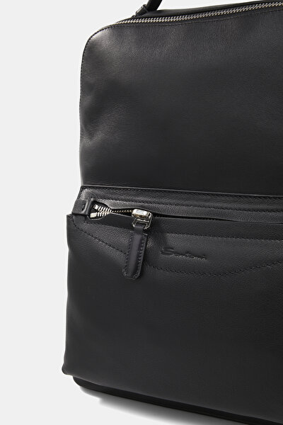 BLACK LEATHER BAG 5