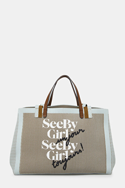 BEIGE DESIGN FILLED BAG 3