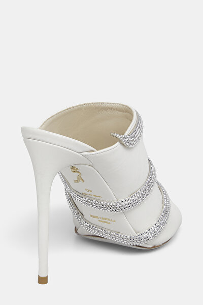 SILVER LEATHER SLIPPER 3