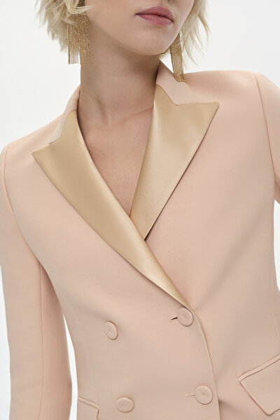 POWDER SURPLICE NECKLINE (CROSS-OVER NECKLINE) JACKET 4