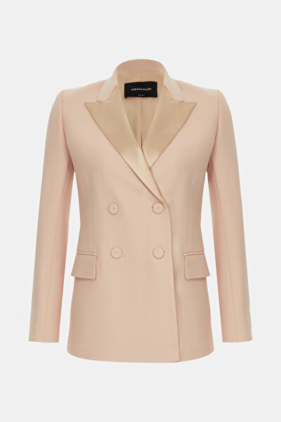 POWDER SURPLICE NECKLINE (CROSS-OVER NECKLINE) JACKET 5
