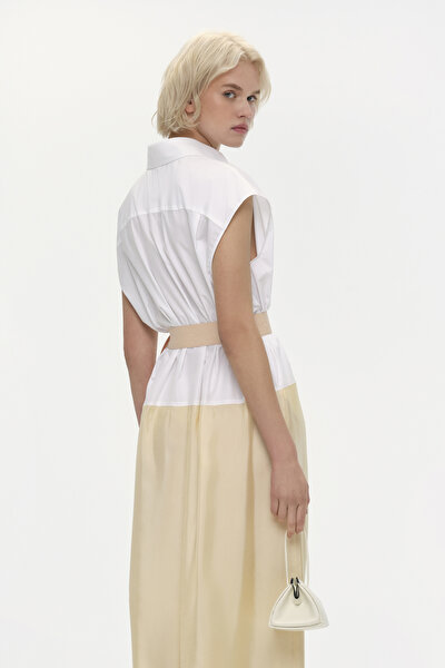 WHITE SHORT SLEEVE DRESS 3