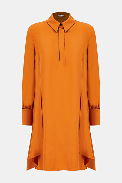 BRICK LONG SLEEVE MİDİ DRESS 3